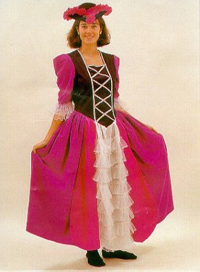 venezianisches Abendkleid